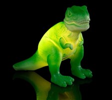 Glow Tyrannosaurus Dinosaur LED Light Perfect Kids Bedside Night Light - Green
