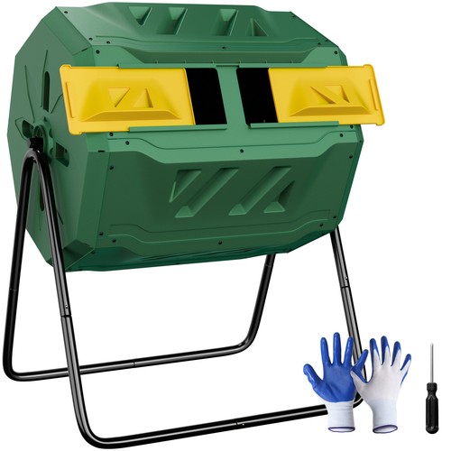 Outdoor compost tumbler - compost,