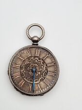 Moulin Geneve Silver Pocket Watch Silver Dial With Gold Numeral 