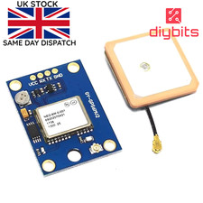 NEO-6M GPS Module GY-NEO6MV2 3V-5V with Antenna for Arduino Raspberry Pi Drone