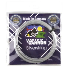 Weiss Cannon Silverstring Tennis String - 1.20mm / 17 - Silver - 12m Set