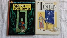 Vintage Herge Tintin Books 