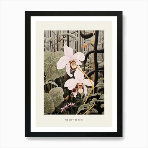 Flower illustration monkey - illustration,