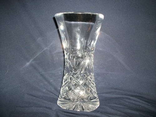 Large heavy crystal cut glass - crystal,