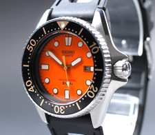 [Near MINT] Vintage 1987 Seiko 2A22-0170 Professional Diver Orange Dial 200M QZ