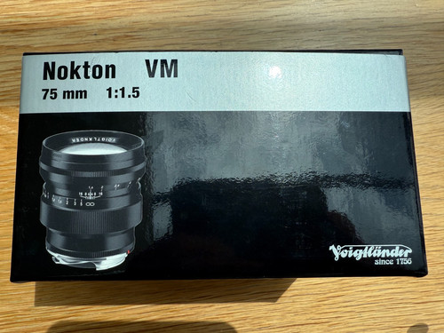 Voigtlander 75mm vm asph - vm,