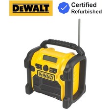 Dewalt DCR021 240v XR Compact DAB Digital Jobsite Radio -10.8v 14.4v 18v Battery