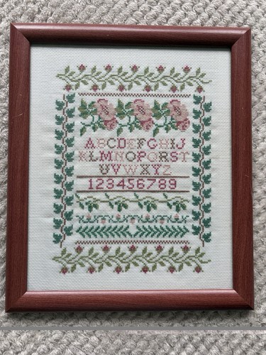 Sampler unframed cross stitch - cross,