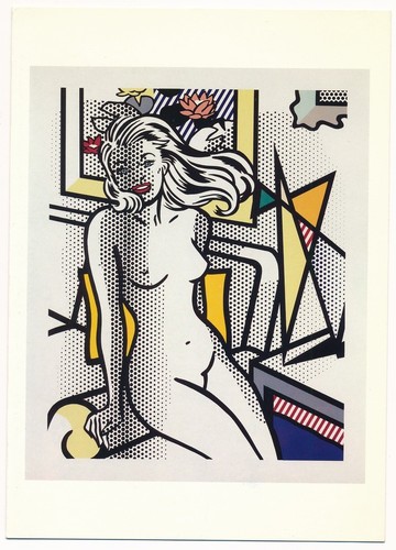 Roy lichtenstein nude with - lichtenstein,