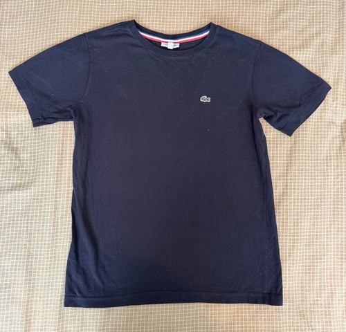 Lacoste kids black shirt - black, t-shirt