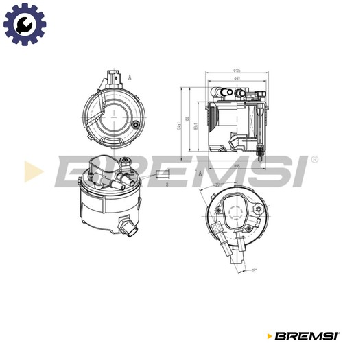 Fuel filter fe0058 for - fe0058,