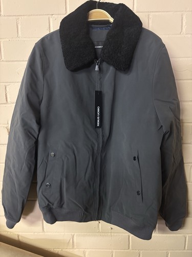 Remus uomo grey aviator jacket - grey,