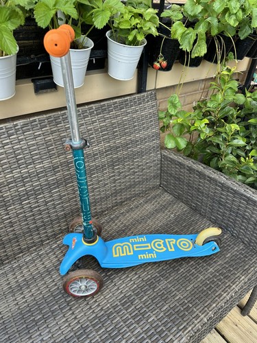 Mini micro scooter blue - blue, and