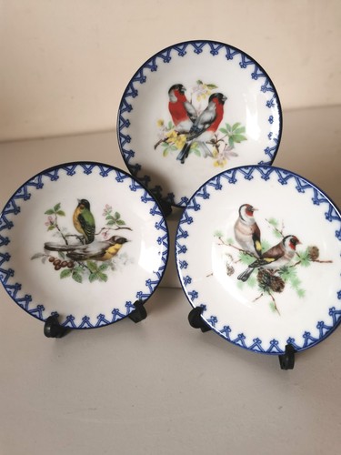 Bird porcelain plate trinket - bird,