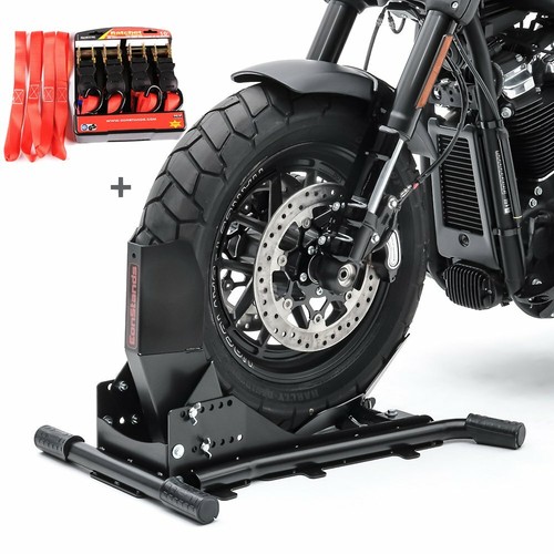 Set wheel chock - +, ratchet