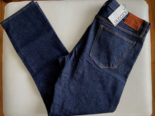 BNWT JAEGER MENS GENTS REGULAR FIT DARK BLUE JEANS 38R