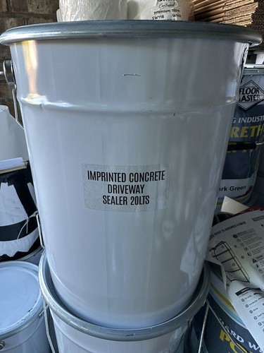Imprinted concrete coloured - concrete,