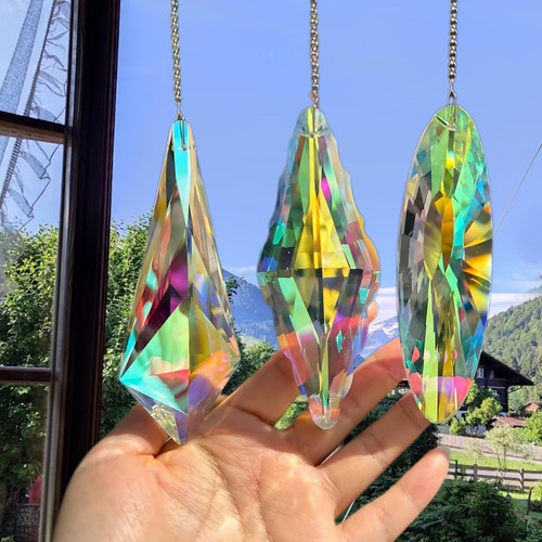 3pcs large crystal sun - large,