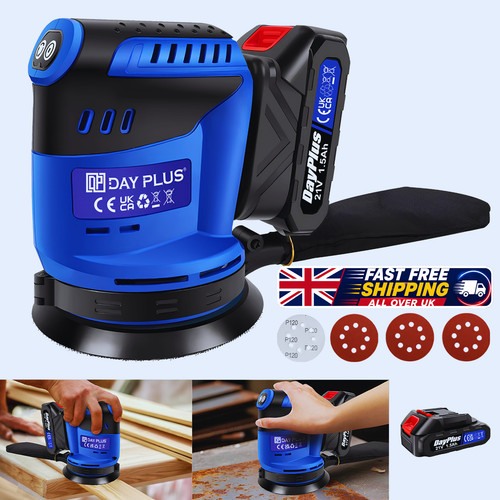 21v cordless orbital sander - 21v,