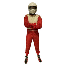 MOMO CORSE Race Suit FIA Overalls Red/white Size 44