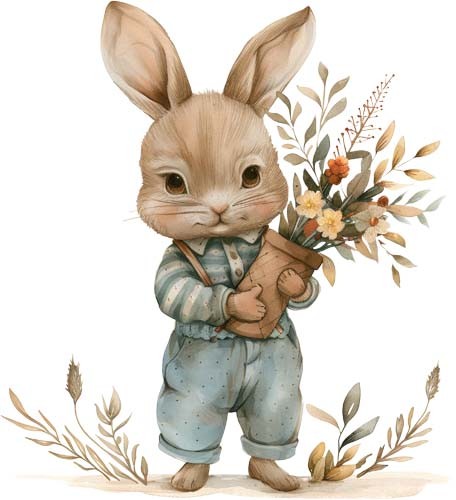 Colourful peter rabbit - peter,