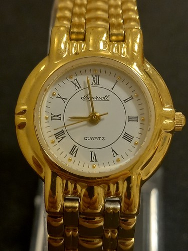 Ladies gold coloured ingersoll - ladies,