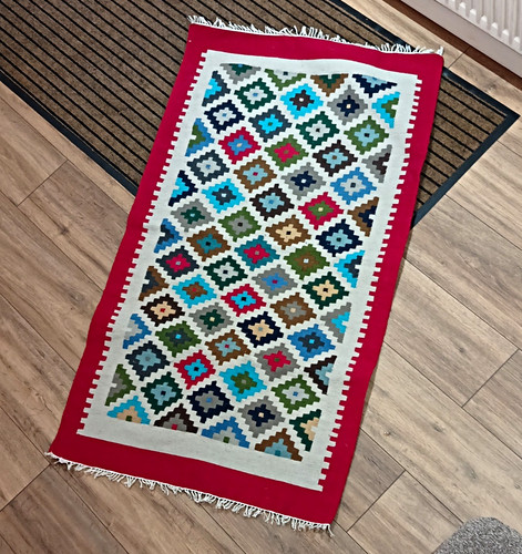 Kilim flat weave geometric - kilim, rug