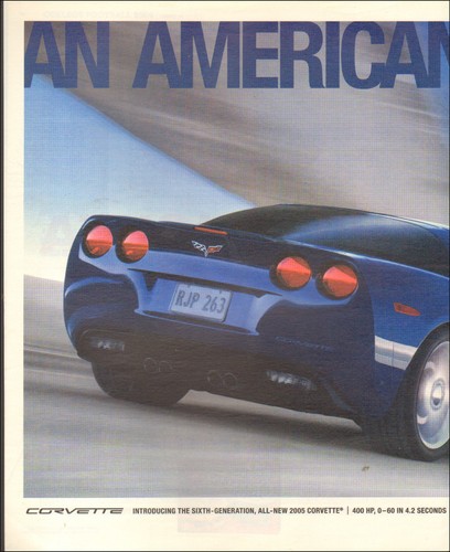2004 print corvette retro - 2004, ad