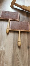 Hand Carders for Wool Spinning Felting Pair