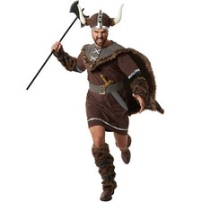 Fancy Dress Costume Men's Viking Dress Up Party Halloween Outfit Themed Events