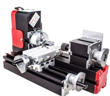 Manual Metal Motorized Mini Lathe Machine For Hobby Model Making 20000rev/min