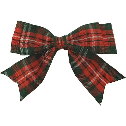 Tartan christmas bows ribbon - christmas,