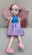 BARBIE DREAMTOPIA FAIRY Plush Rag Doll Pink Hair & Wings  20”