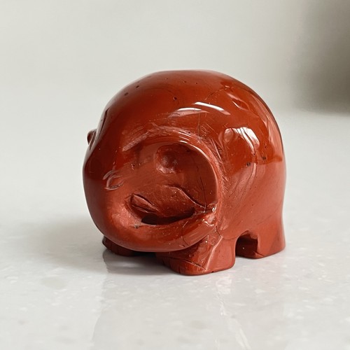 Vintage carved red jasper - vintage,