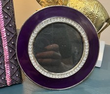 Vintage 90s Purple Enamel &