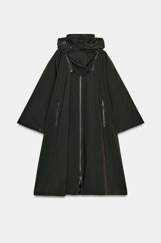 Zara 2026 water repellent cape - water-repellent,