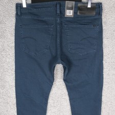 G-STAR MENS JEANS 3301 SLIM COJ W34 L34 STRETCH LEGION BLUE DENIM STRETCH BNWT!