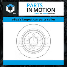 Brake discs pair solid fits - pair,