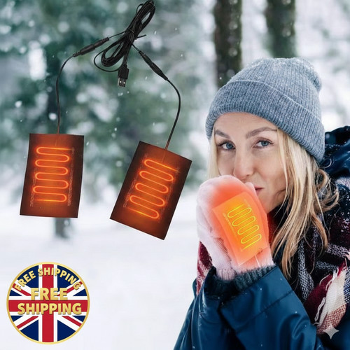 Usb electric heated gloves pad - electric,