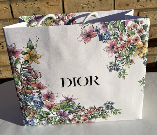 Dior floral gift clutch paper