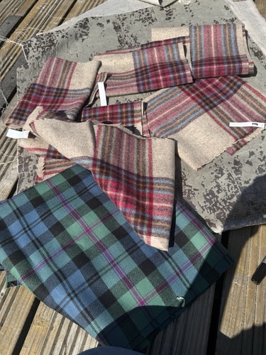Tartan plaid wool fabric - tartan,