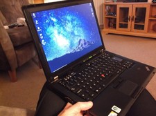 Thinkpad T400 Laptop 2.40 GHz Core 2 Duo 6GB RAM 128GB SSD - W10 Pro - Lovely!