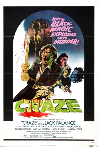 Craze movie poster art - craze,
