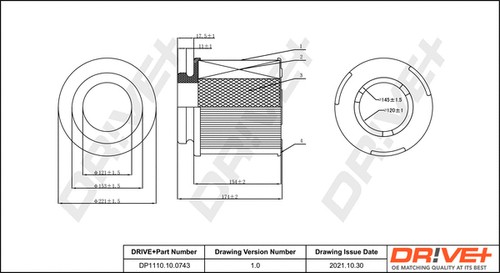 Air filter fits - filter, fits: