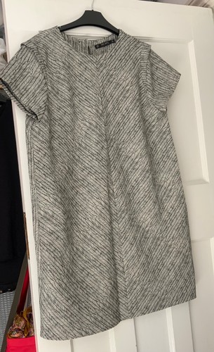 Zara dress size black - black, white