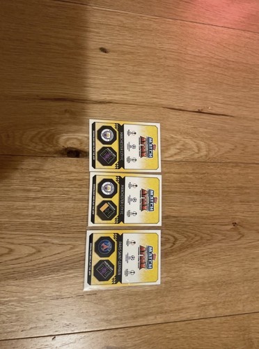 Match attax cards - match, 3