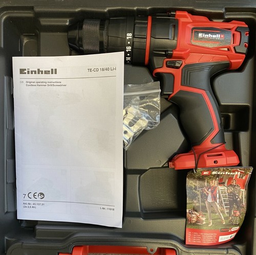Einhell 18v cordless combi - 18v,