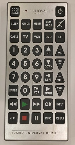 Jumbo universal remote - universal, tv