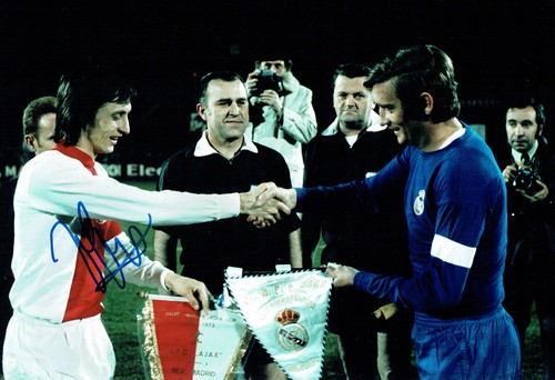 Johan cruyff signed autograph - signed,