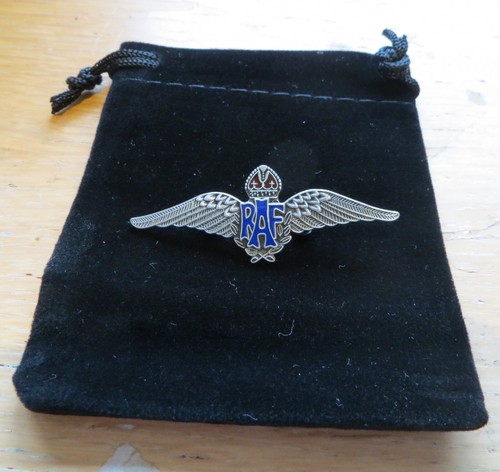 Raf wings pewter pin - pewter, badge